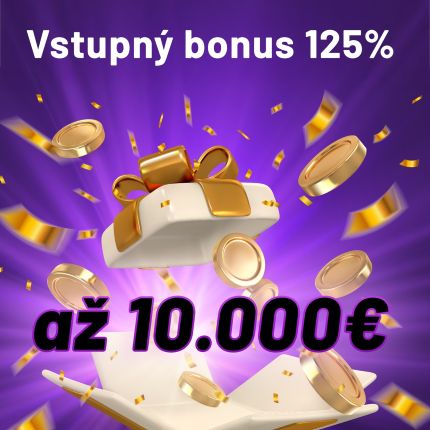 Cardwin ti dá vstupný bonus 125% z prvého vkladu