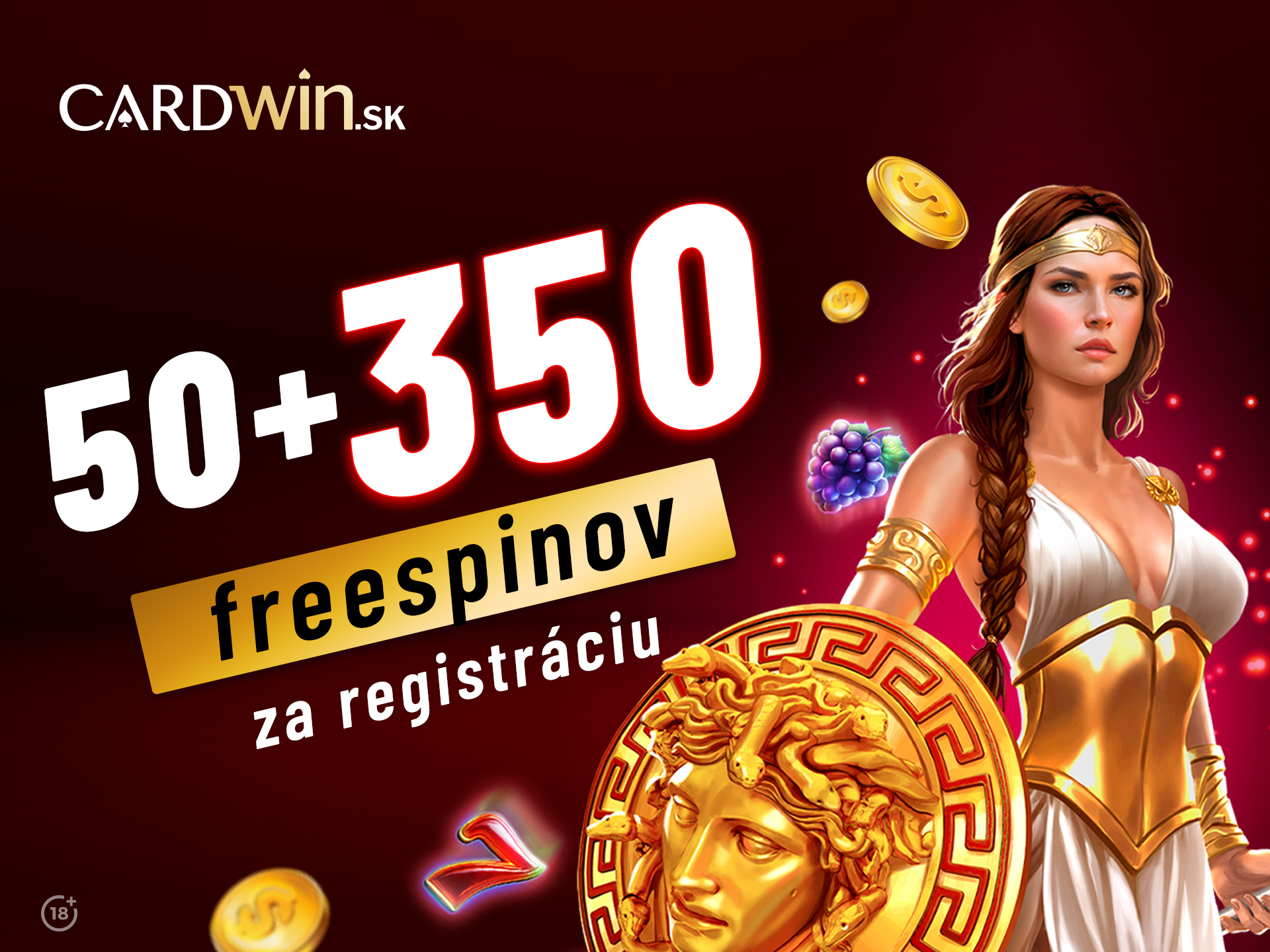 Cardwin dáva novým hráčom až 400 freespinov za registráciu