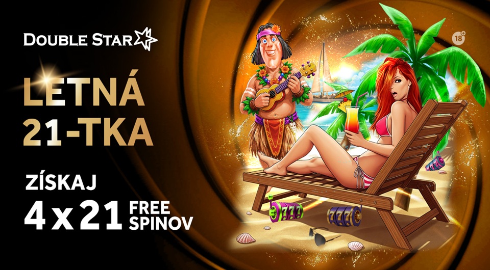 DoubleStar rozdáva cez víkend až 84 free spinov na leto