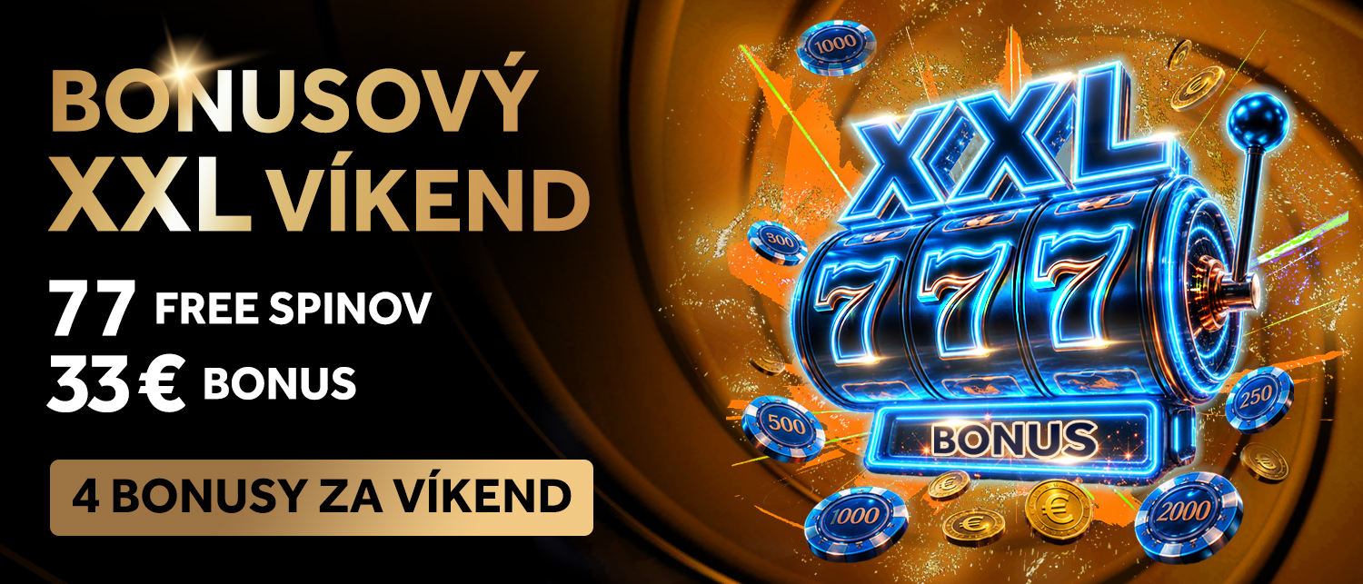 DoubleStar XXL víkend: 77 free spinov a 33 € bonus