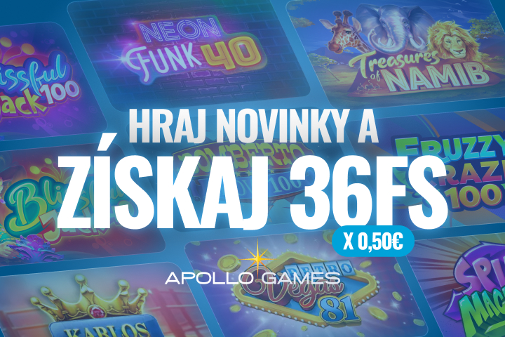 Go4Games: až 36 free spinov denne na novinkách Apollo