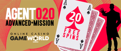 Agent 020: Vklad 40 € v GameWorldBet a 20 free spinov navyše