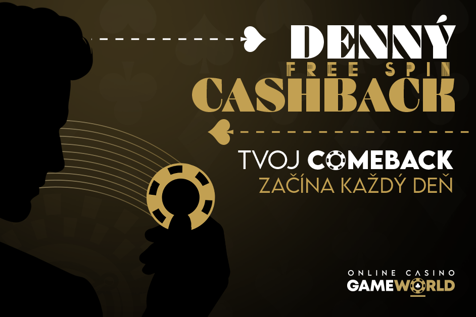 GameWorldBet ti vráti prehru cez denný freespin cashback