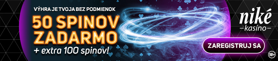 Niké akvizičný bonus 50 FS