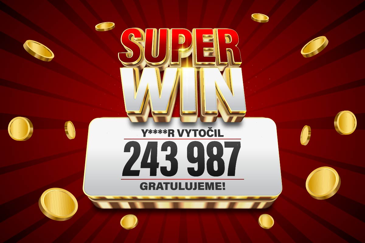 Eurogold vyplatil hráčovi obrovskú výhru 243 987 €!
